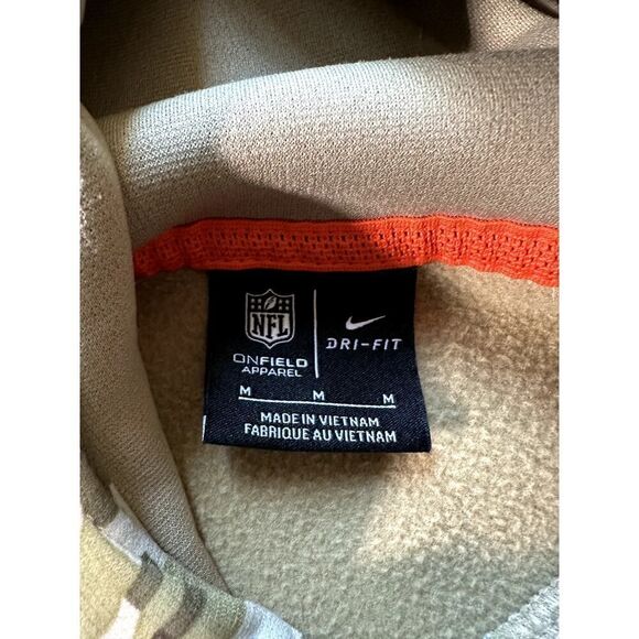 Nike Dri Fit NFL Dallas Cowboys Camo On Field Salute To Service Hoodie Men’s Med - Picture 10 of 11